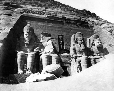 Abu Simbel temploma, Núbia, Egyiptom, 1878 alkotó: Félix Bonfils