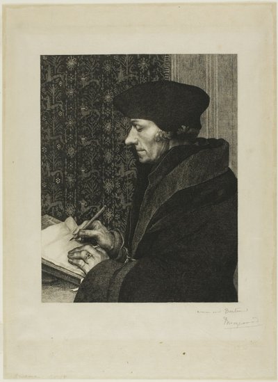 Erasmus alkotó: Félix Henri Bracquemond