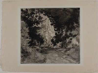 A Chemin de Coutures, Sèvres-ben alkotó: Félix Henri Bracquemond