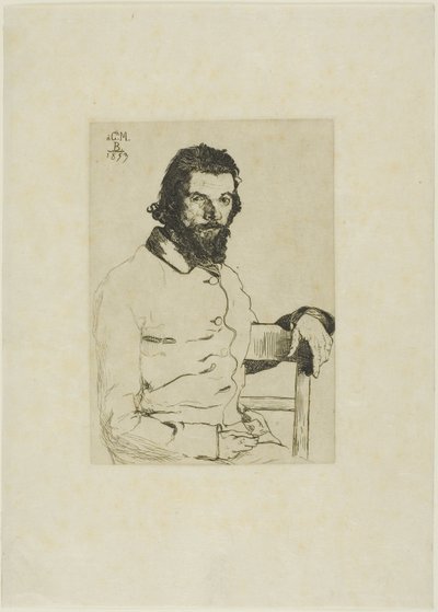 Meryon portréja alkotó: Félix Henri Bracquemond