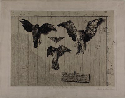 Az ajtó felső része alkotó: Félix Henri Bracquemond