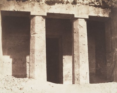 Beni Haçan, Hypogean építészet, Amonei sírja, 1851-52. alkotó: Félix Teynard