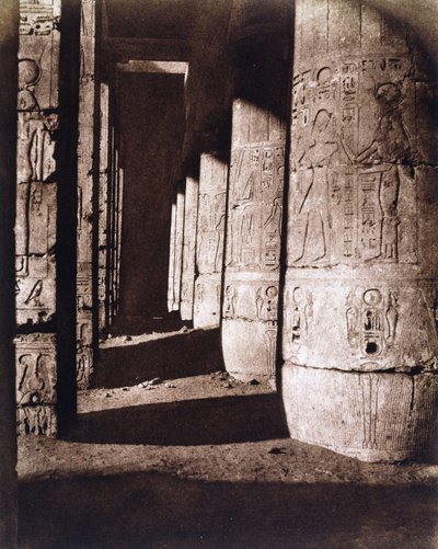 Medinet-Abou alkotó: Félix Teynard