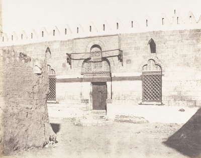Souâdj, Mouràd-Bey sírja – a mecset bejárata, 1851-52, nyomtatva 1853-54. alkotó: Félix Teynard