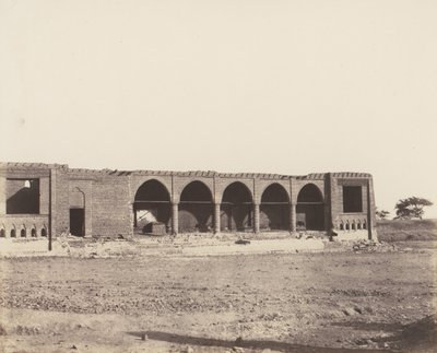 Syout, Caravanserai in Ruins, 1851-52, nyomtatva 1853-54. alkotó: Félix Teynard