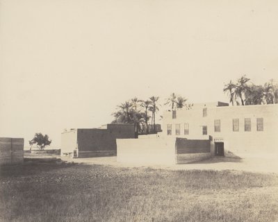 Syout, Arab Dwellings on the Edge of the Nile, 1851-52, nyomtatva 1853-54. alkotó: Félix Teynard
