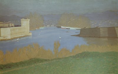Marseille kikötője alkotó: Félix Vallotton