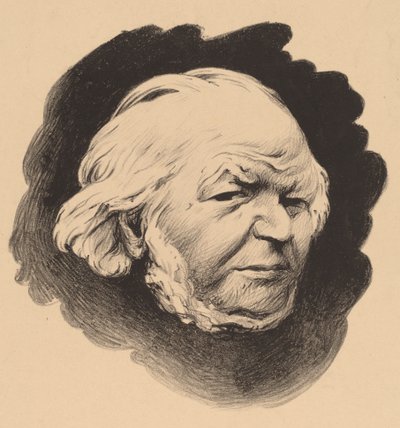 Henri Daumier (Honor Daumier) alkotó: Félix Vallotton