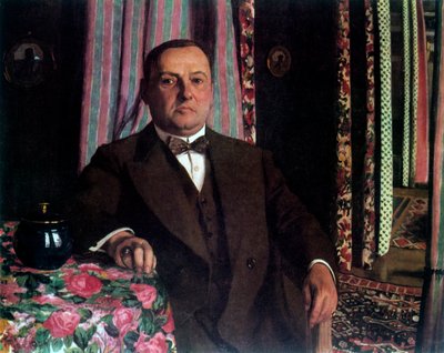 „Georg E. Haasen portréja”, 1913. alkotó: Félix Vallotton