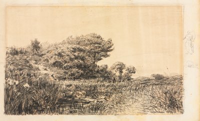 Mocsár széle Couronne-ban, 1863. alkotó: Félix Ziem