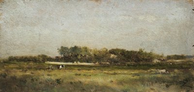 Saint-Ouen, 19. század 2. fele (olaj, fa) alkotó: Félix Ziem