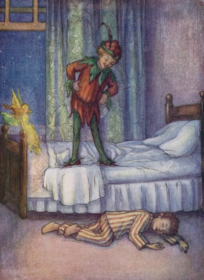 John Darling, akit csak viccből rúgott ki Pán Péter (színes litográfia) alkotó: Flora White