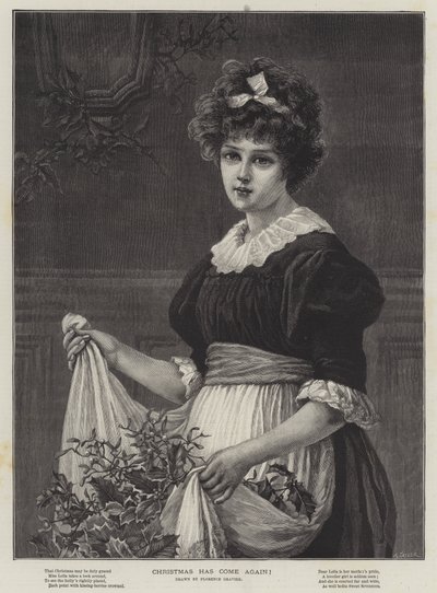 Újra eljött a karácsony! alkotó: Florence Claxton
