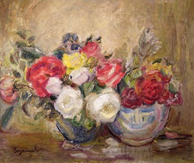 Rózsák két tálban alkotó: Florence Ebgelbach