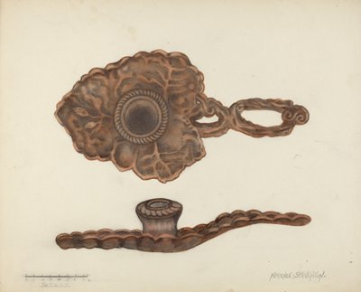 Gyertyatartó alkotó: Florence Stevenson