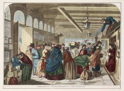 Hastings pályaudvar – A lefelé tartó vonat érkezése alkotó: Florence after Claxton