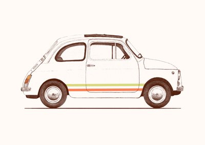 Cinquecento, 2023 (ceruza és digitális) alkotó: Florent Bodart