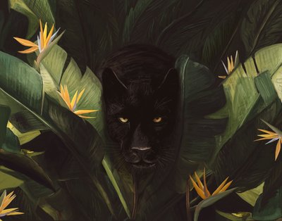 Hello Panther, 2020 (digitális) alkotó: Florent Bodart