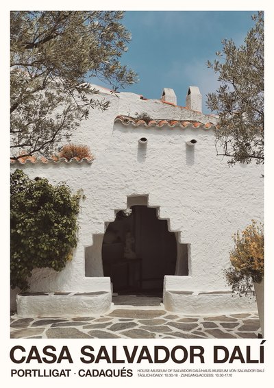 Négyszögletes ajtó - Casa Salvador Dalí, 2023 (fotó) alkotó: Florent Bodart