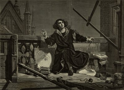 Nicolaus Kopernikusz Jan Matejko után, 1874. alkotó: Florian Stanislaw Cynk