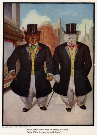 Néhány napot töltöttek a város megtekintésével: a Fifth Avenue-n jártak fel és alá alkotó: Floyd V. Campbell