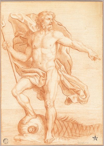 Neptunusz alkotó: Follower of Charles Le Brun