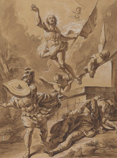 A Feltámadás alkotó: Follower of Francesco Fontebasso