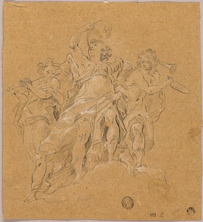 Angel zenészek alkotó: Follower of Francesco Monti
