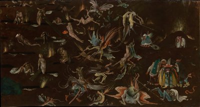 Az utolsó ítélet (töredék), 1530-1540 körül alkotó: Follower of Hieronymus Bosch