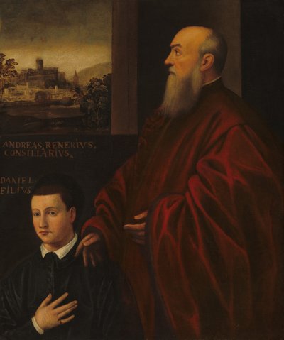 Andrea Renier és fia, Daniele alkotó: Follower of Jacopo Tintoretto