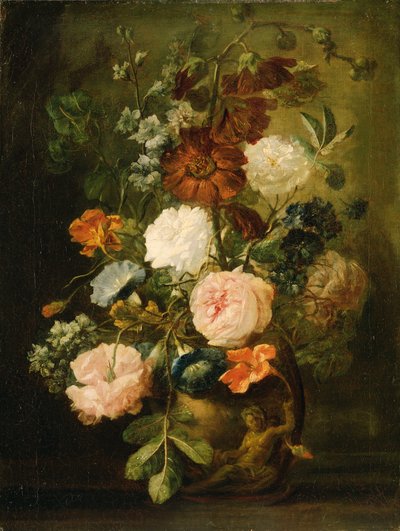 Virágváza alkotó: Follower of Jan van Huysum