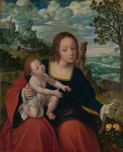 The Rest on the Flight to Egypt, kb. 1540. alkotó: Follower of Quentin Metsys