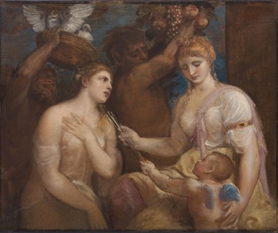 Vénusz és Ámor allegóriája alkotó: Follower of Titian