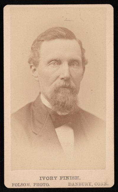 B.B. Kellogg portréja, 1876 előtt. alkotó: Folsom Photo