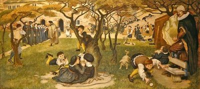 Chetham életálma (színes kréták papíron) alkotó: Ford Madox Brown