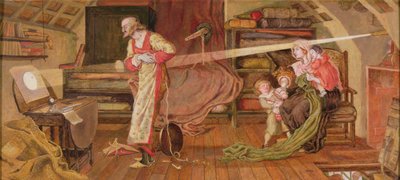 Crabtree nézi a Vénusz átvonulását 1639-ben alkotó: Ford Madox Brown