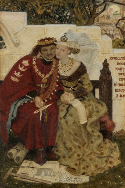 René király nászútja alkotó: Ford Madox Brown