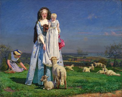 Szép Baa-bárányok, 1850-es évek. alkotó: Ford Madox Brown