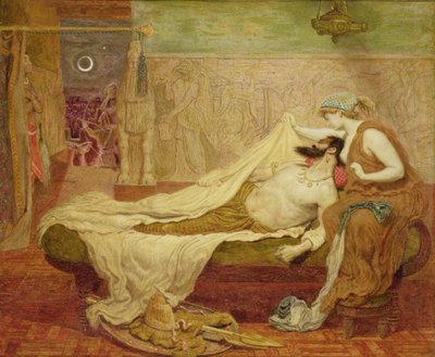 Sardanapalus álma alkotó: Ford Madox Brown