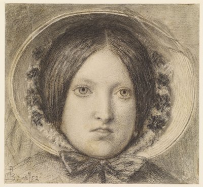 The Last of England - Emma Hill portréja alkotó: Ford Madox Brown