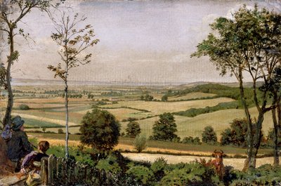 „Kilátás a kenti Shorn Ridgway-ről”, 1849 és 1873 alkotó: Ford Madox Brown