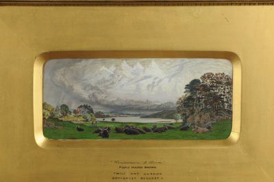 Windermere – Vihar, 1848 (wc papíron) alkotó: Ford Madox Brown