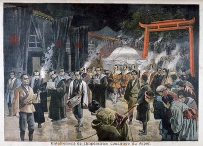 A japán császárné temetése, 1897 alkotó: Fortuné Méaulle