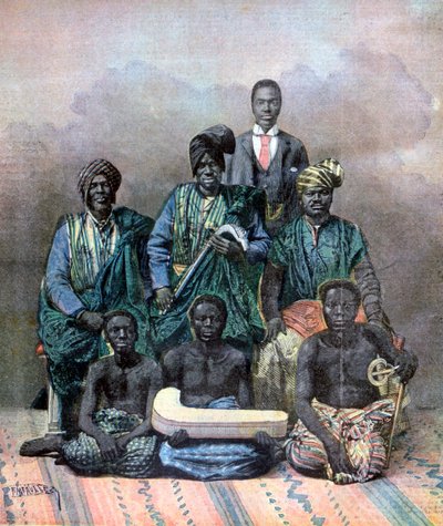 Behanzin dahomeyi király, 1893 alkotó: Fortuné Méaulle