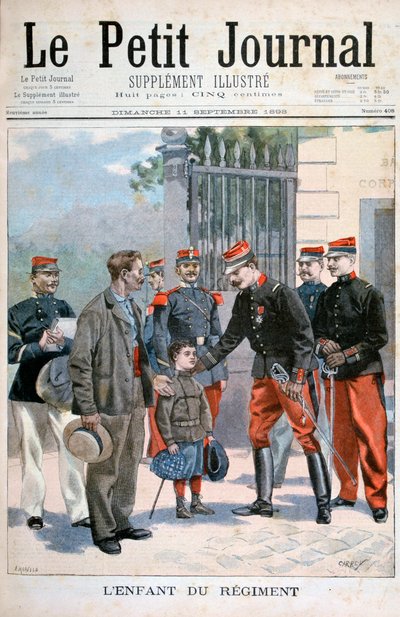 Az ezred gyermeke, 1898 alkotó: Fortuné Méaulle
