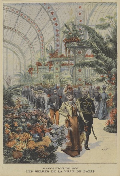 Párizs város üvegházai, Universelle kiállítás, 1900 alkotó: Fortune Louis Meaulle