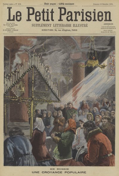 Ortodox keresztény istentisztelet Oroszországban alkotó: Fortune Louis Meaulle