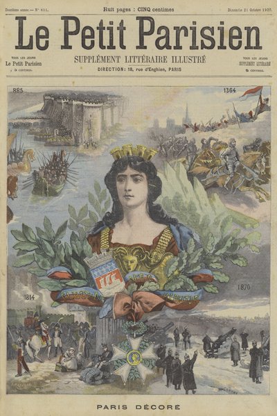 Párizs díszített alkotó: Fortune Louis Meaulle