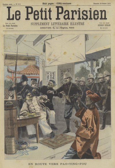 A boxerlázadás: úton Baodingba, Kínába alkotó: Fortune Louis Meaulle