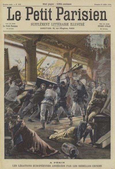 A boxerlázadás: a pekingi külképviseletek ostroma alkotó: Fortune Louis Meaulle